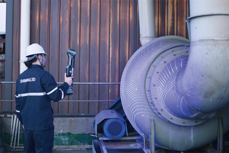 escaneo 3D con el FreeScan Trak Nova