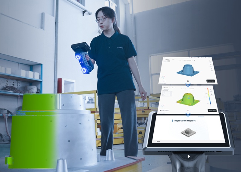 Escaner 3d FreeScan Omni Series Metrología