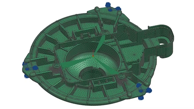 Malla FEA en Simcenter 3D