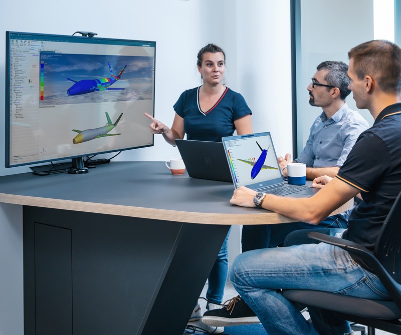 Simcenter de Siemens ofrecen avances en el análisis de aeroestructuras, diseño de motores eléctricos, optimización de engranes y la detección virtual inteligente.(Crédito de la imagen: Siemens Digital Industries Software) Simcenter de Siemens ofrecen avances en el análisis de aeroestructuras, diseño de motores eléctricos, optimización de engranes y la detección virtual inteligente.(Crédito de la imagen: Siemens Digital Industries Software)