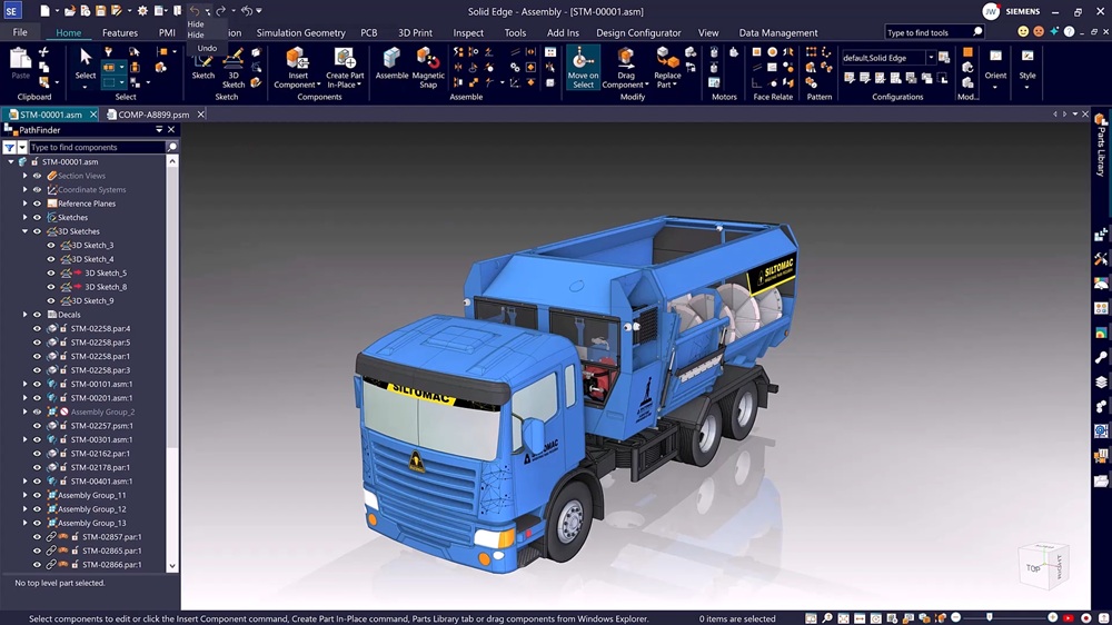 Designcenter Solid Edge 2026 diseño CAD