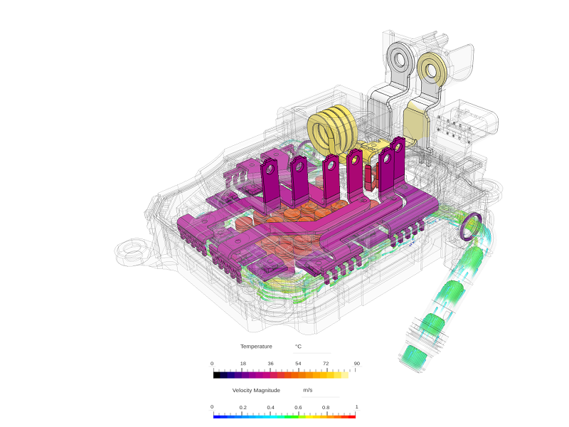 Simulación de calentamiento Joule en SimScale
