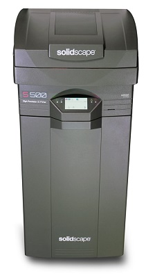 La nueva impresora Solidscape S500 con su base toma a cera perdida y los prototipos rapidos al siguiente nivel