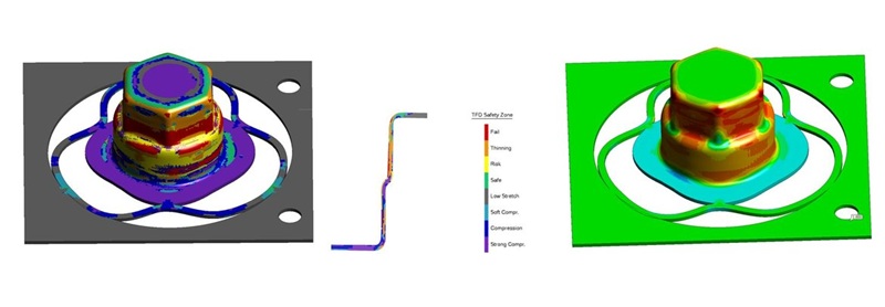 Simulación de conformado de lámina con Stampack