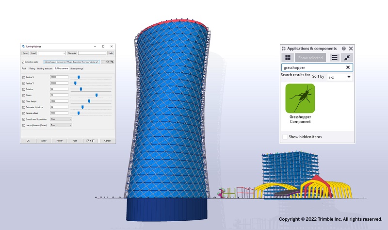 Integrar Grasshopper en Tekla