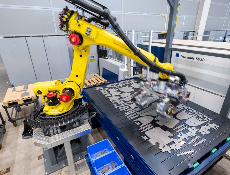TRUMPF Automatización en procesamiento materiales laser 3d TRUMPF Automatización en procesamiento materiales laser 3d