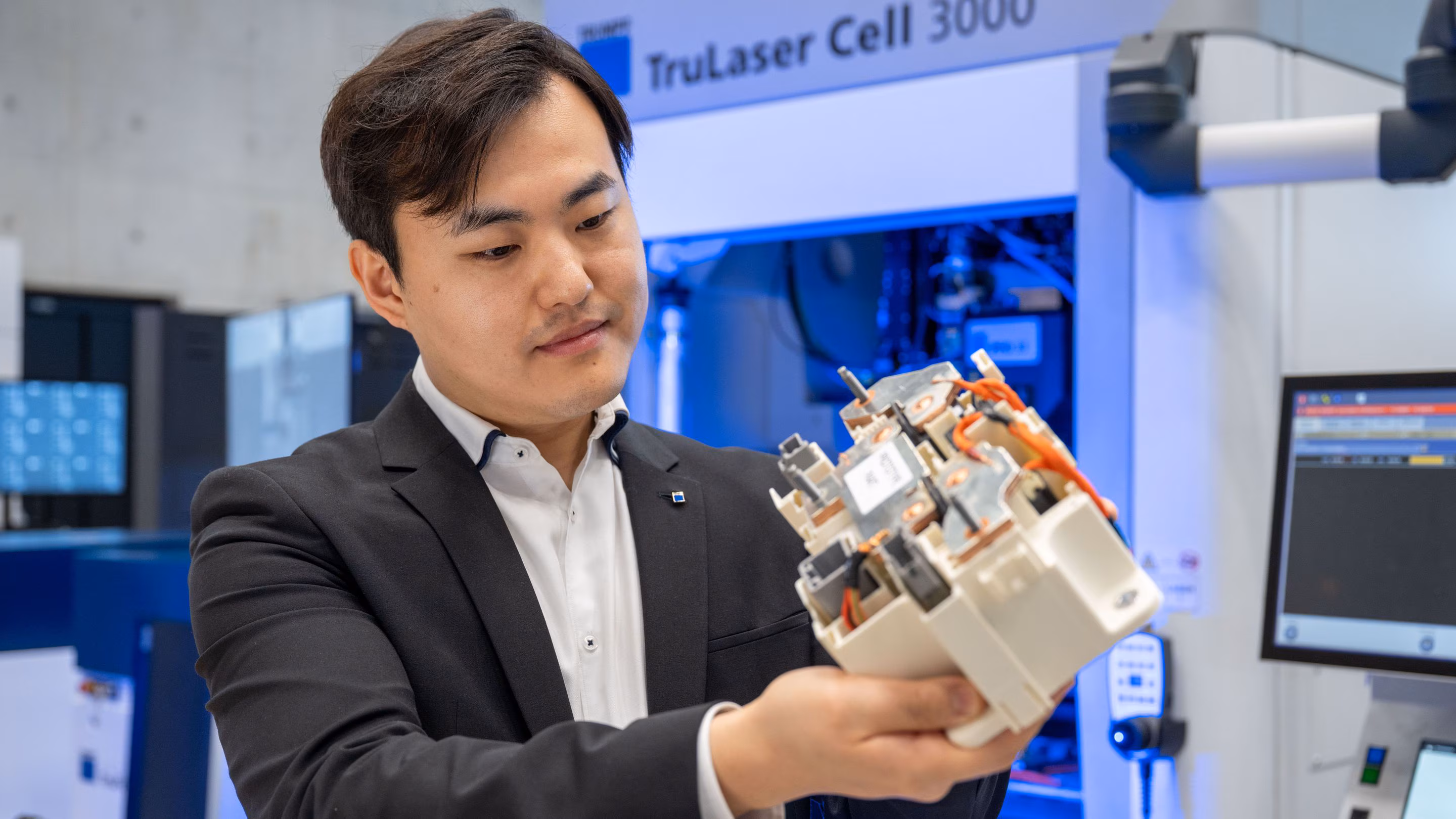 Distribuidores de tensión de soldadura láser de primera calidad para vehículos híbridos enchufables (PHEV) y vehículos eléctricos de batería (BEV)  (Imagen: TRUMPF)