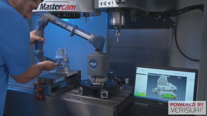 Verisurf software de inspección basado en modelos en equipos FARO