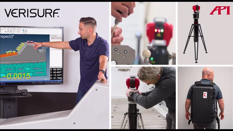inspección portatil API iLT Laser Tracker