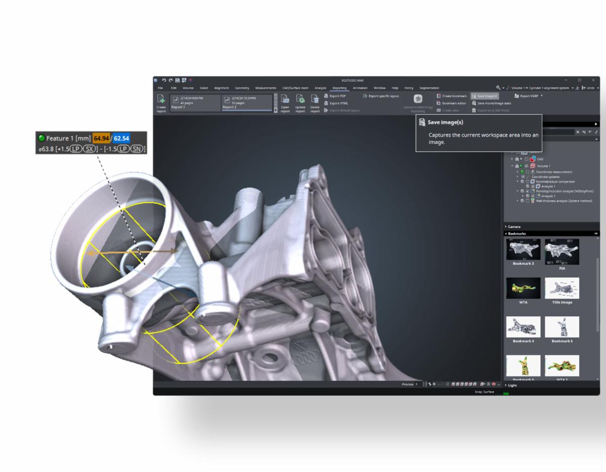 Imagen cortesía de Volume Graphics Imagen cortesía de Volume Graphics