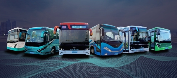 Una colección de nuevos autobuses energéticos producidos por ZONSON (Imágen cortesía de ZONSON)